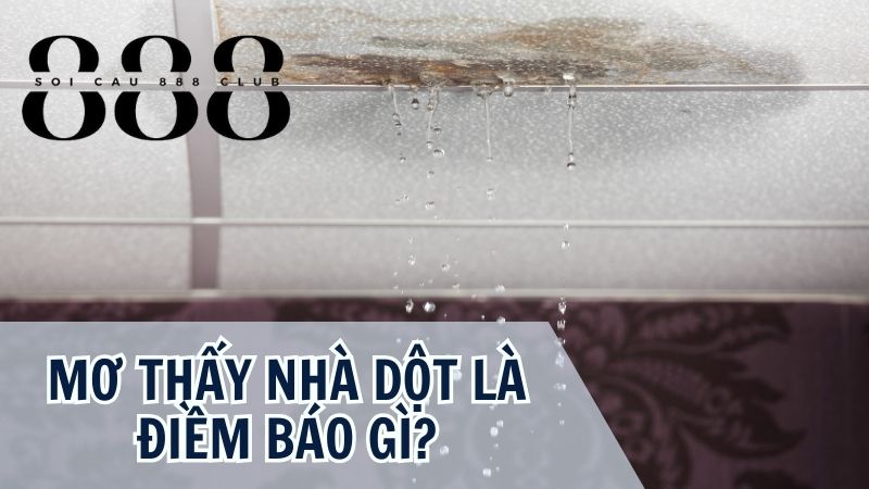 Giải thích về ý nghĩa của giấc mơ thấy nhà dột là gì?