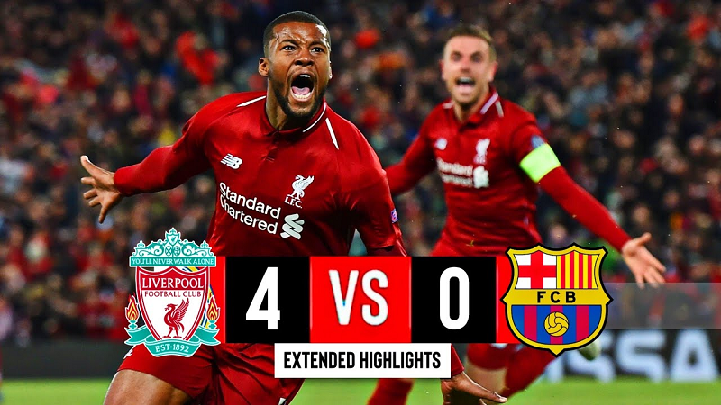 Màn lội ngược dòng hay nhất lịch sử bóng đá - Liverpool 4-0 Barcelona 